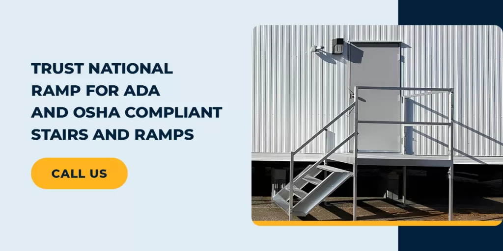 Trust National Ramp For ADA and OSHA Compliant Stairs and Ramps